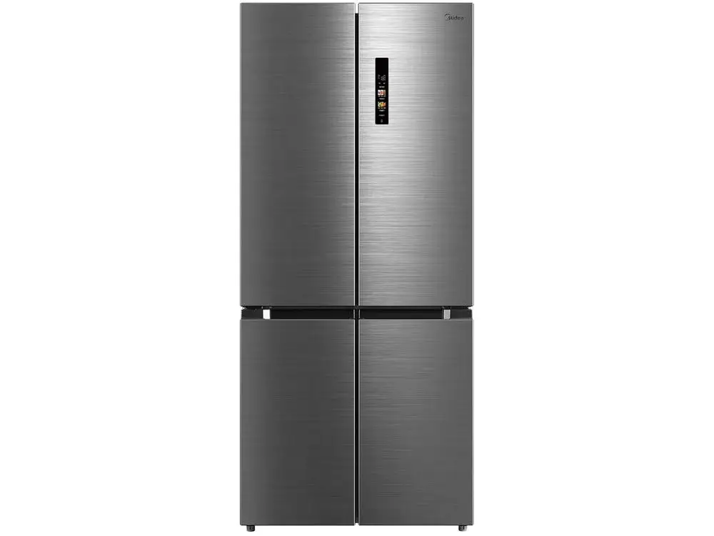Geladeira/Refrigerador Midea Smart Frost Free French Door Prata 474L MD-RF691FGD463 Bivolt - Bivolt