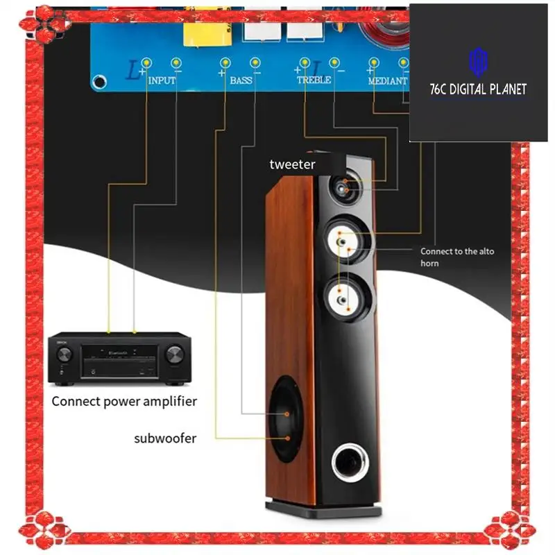 KTV Stage Professional Speaker Crossover Triple Crossover Crossov High Middle Low Crossover Crossover Module,A Easy Install