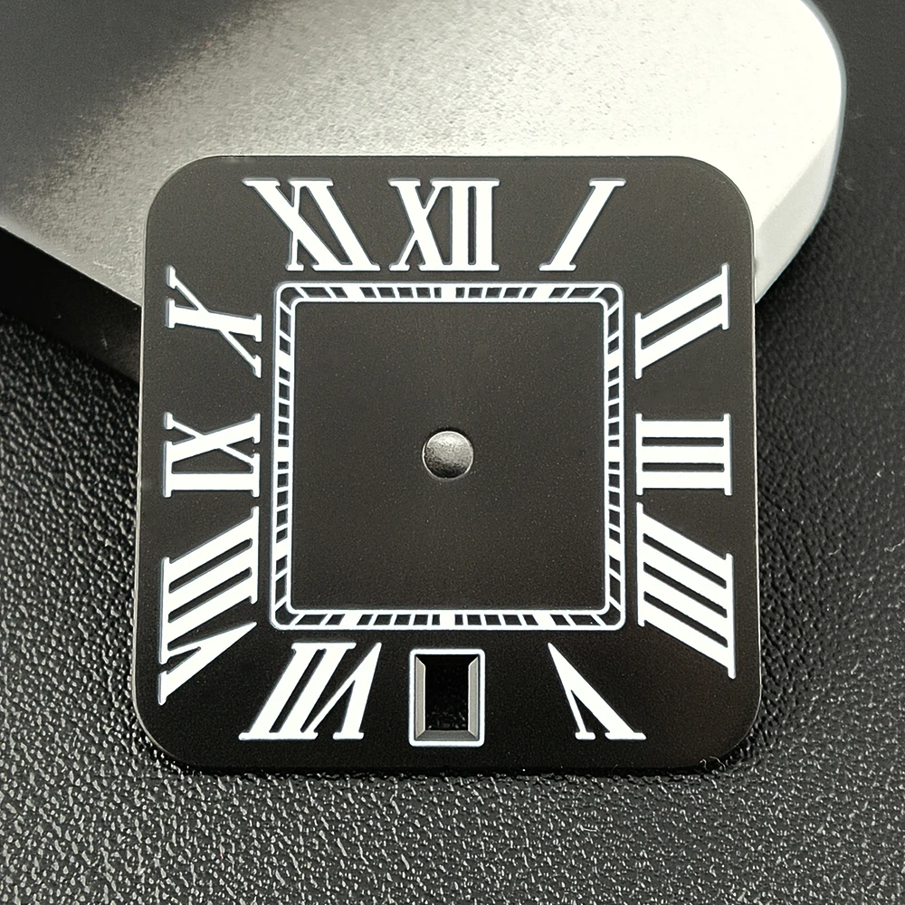 NH35 ダイヤルスクエアダイヤルローマンダイヤル時計ダイヤルメンズ腕時計 NH35 ムーブメント時計アクセサリーに適しています