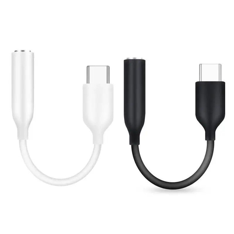 Universal Type C To 3.5 mm Aux Adapter Audio Earphones Cable Converter For Wired Headphones for Samsung Note10/20/S23