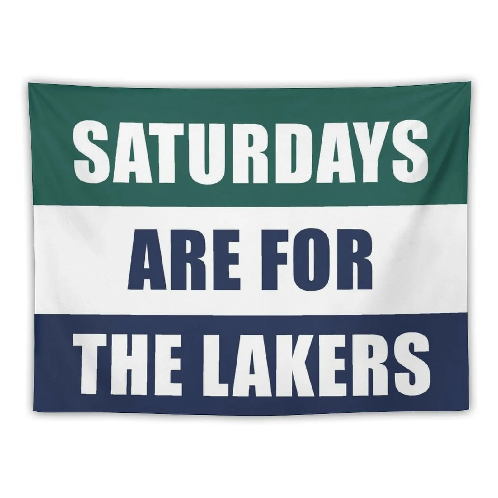 Saturdays are for the lakers- Mercyhurst University Tapestry Wall Hanging Decor Home Decorating Tapestry