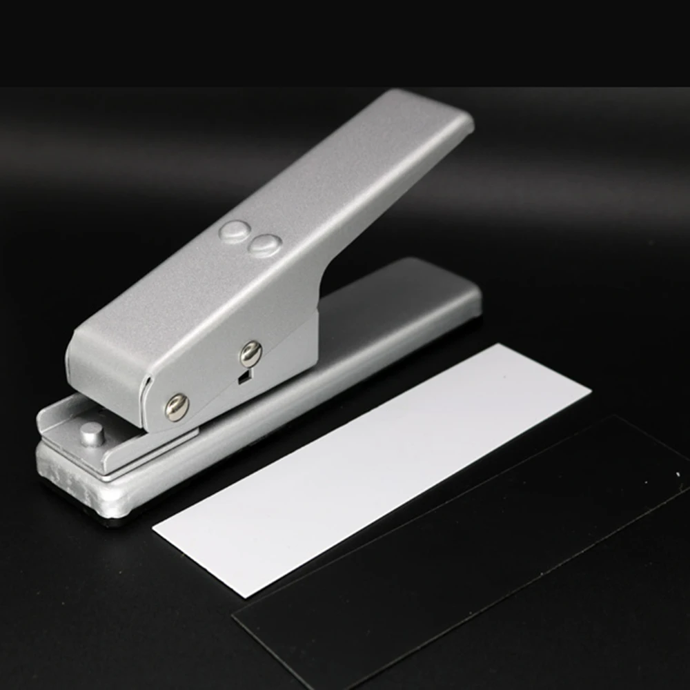 Black Guitar Plectrum Maker Pick Punch Card Cutter Make Picks from Credit Gift Cards