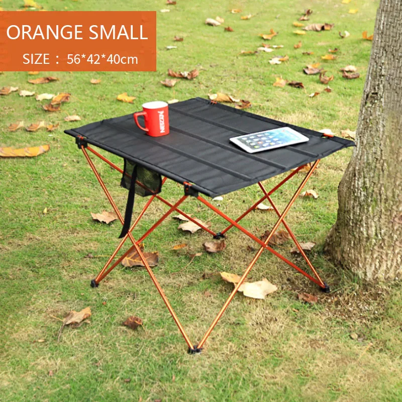 Outdoor Camping Table Portable Foldable Desk Computer Bed Ultralight Aluminium Hiking Climbing  Fishing Picnic Folding Tables