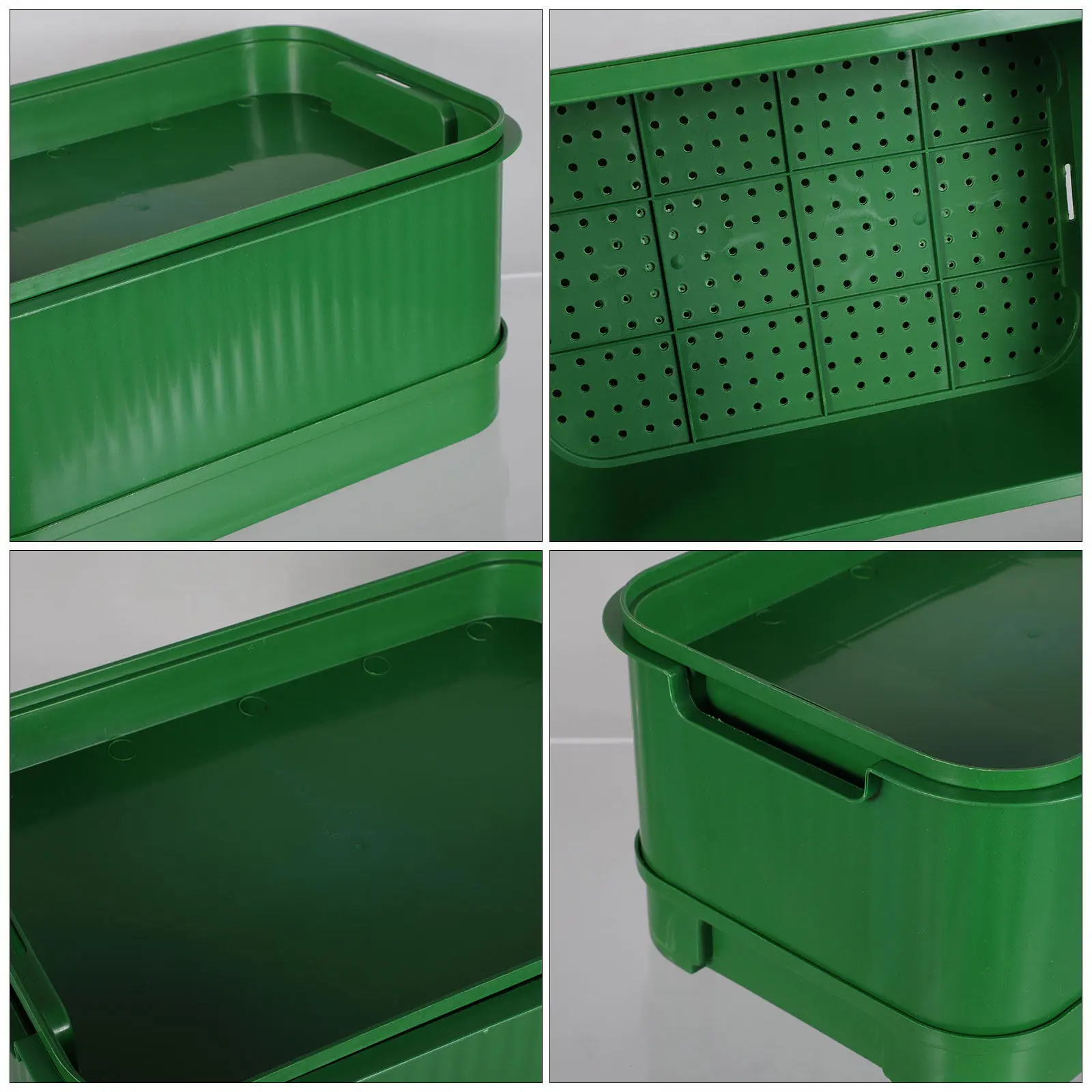 Bean Seedling Sprouter Tray Multi-Layer Design Plant Germination Container for Seeds Bean Sprouting Container for Indoor