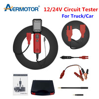 Aermotor P100 Plus Car/Truck Electric Circuit Tester 12V 24V Multifunctional Electrical Diagnosis Tool Test Pen Powerscan Probe
