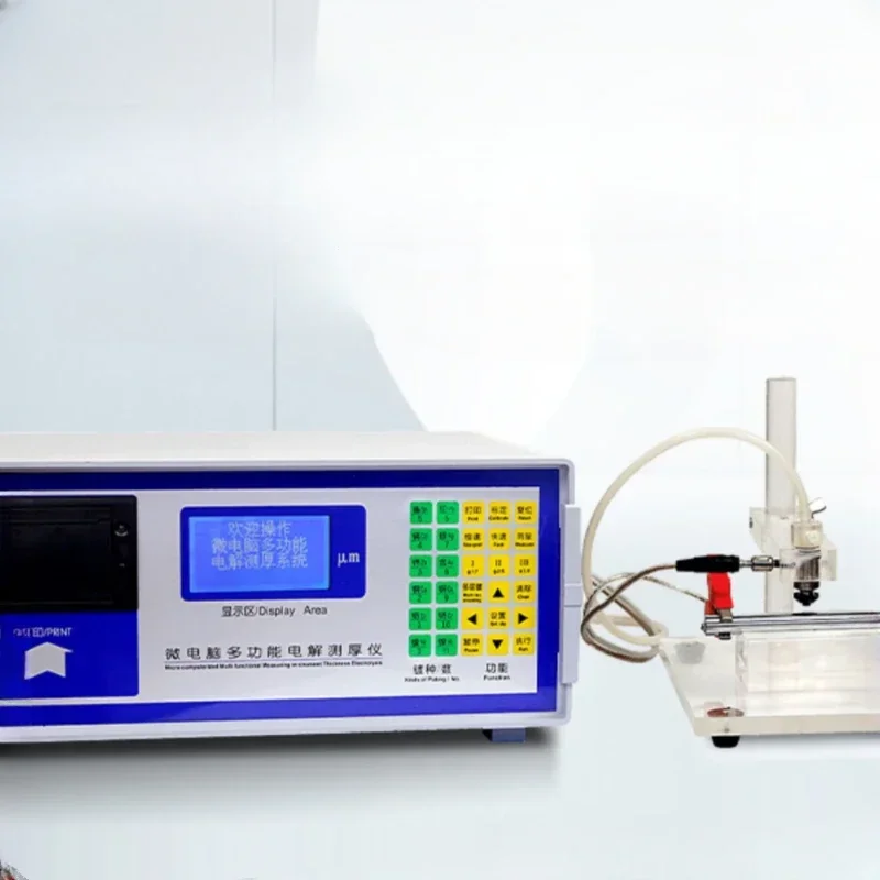 Electrolytic thickness gauge ET1 copper, chromium, tin plating  test, electroless nickel zinc plating layer