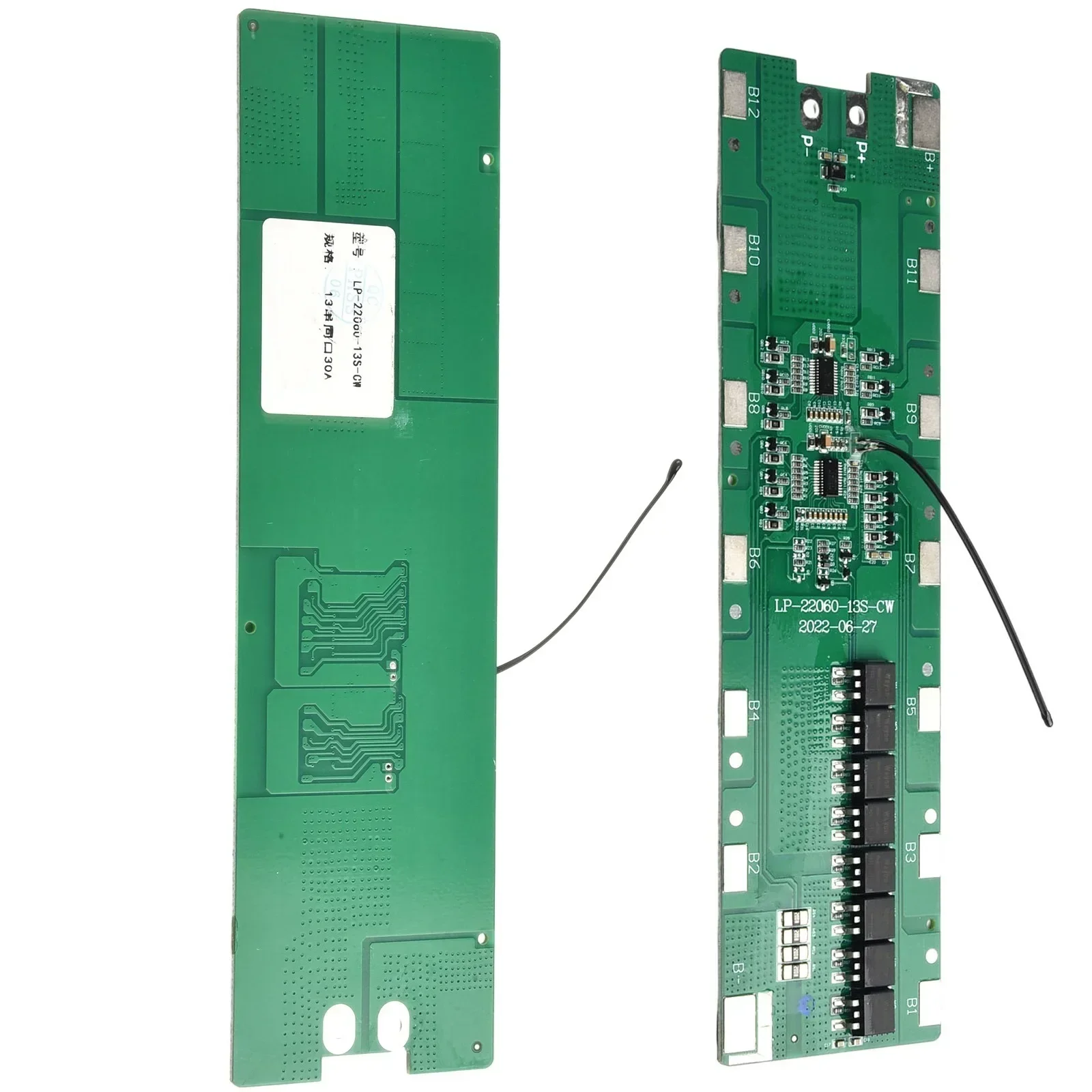 

13S 6P 48V PCB Board Lithium Battery Cell 30A Protection Board -=E-Bike -=Battery -=Box -=Holder=- PCB -=Board For E-Scooter