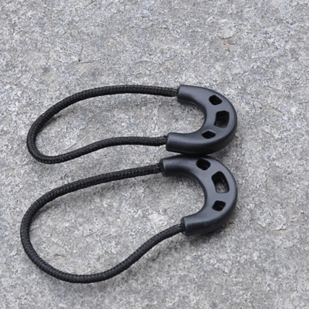 15Pcs Anti-Theft Zipper Rope Outdoor Elastic Durable Rope for Backpack Clothing Bags Lightweight Practical Use