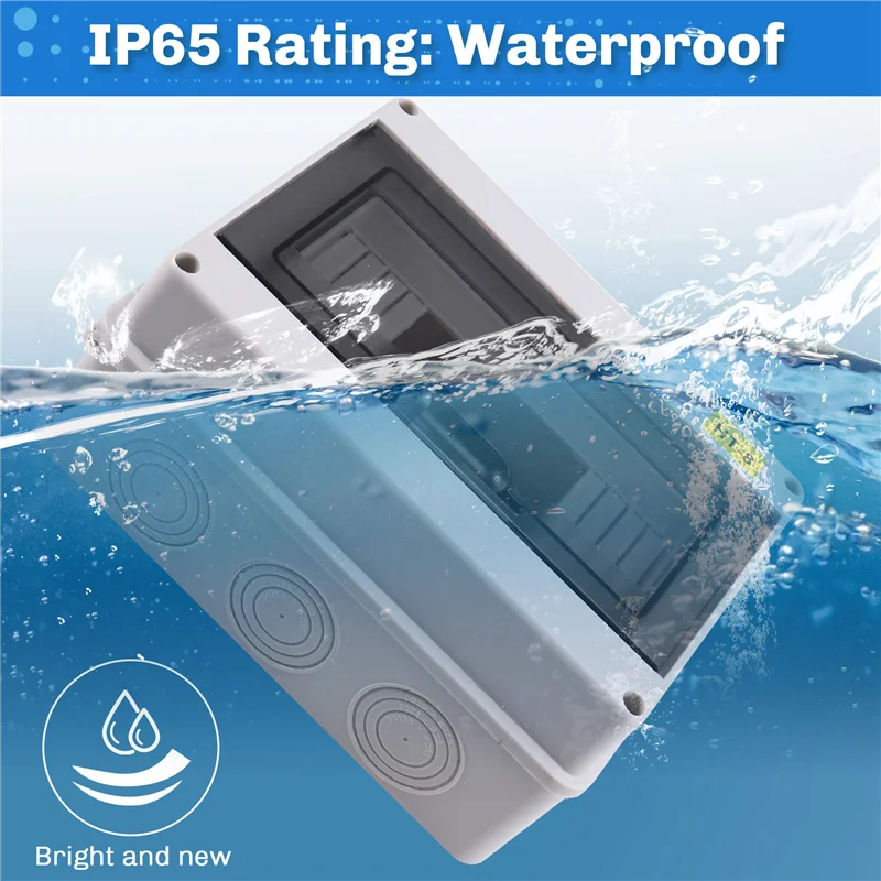 A79I HT-8 Way IP65 Mcb صندوق توزيع صندوق حماية الطاقة الإلكترونية Din السكك الحديدية الضميمة #2