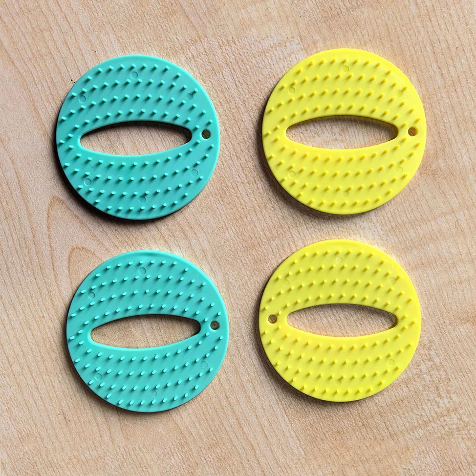 Shot Helper Schmerz blocker Gerät 4 stücke Shot Assist Pads Reducer wieder verwendbare Immunisierung Injektion Shooting Assist Hilfs blöcke – Detail 5