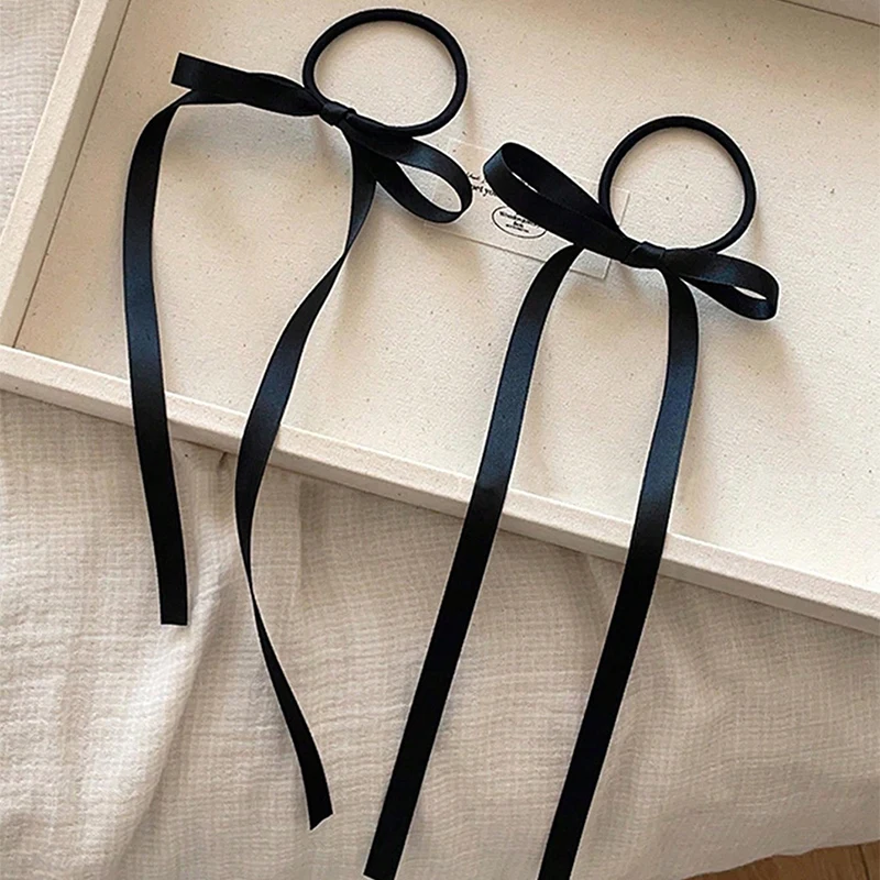 Advanced style headband with black bow, headband, headband, women\'s new high elasticity headband, hair tie headband accessory