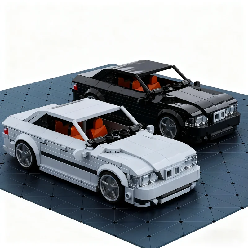 372 pièces MOC BMWedd City Champions Super voiture modèle blocs de construction cadeaux de noël Architecture assembler jouet bricolage idée créative