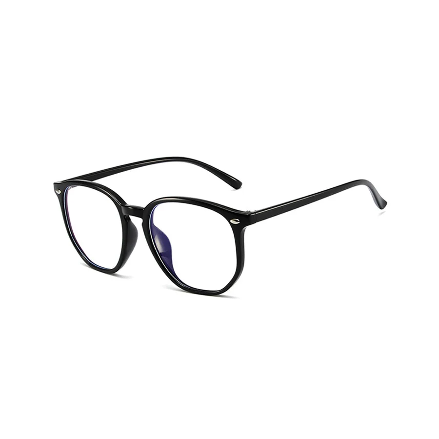 1 szt. Damskie okulary retro z dużymi oprawkami, prosty i lekki model z przezroczystymi szkłami, idealne na lato i jesień, akcesoria podróżne i szkolne.