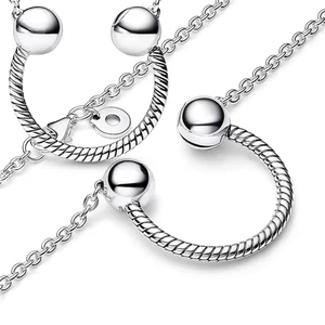 2024 New Cherry Chameleon Ragn Keychain DIY 925 Silber Sillline Granulo Cabber Original Pandora Jewerlry Accessoire Armband 10 Hauptverkaufstabellen in Misagas - №4