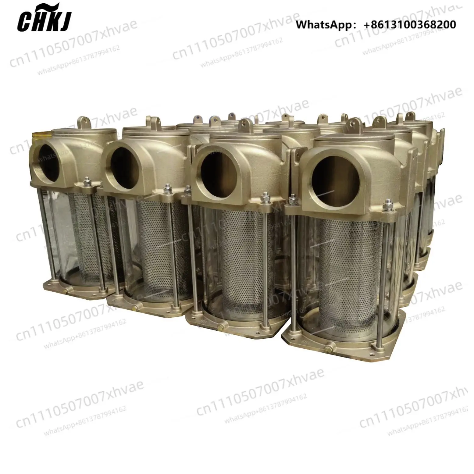 CHKJ Professional Manufacturer China Stainless Steel 316L Brass Seawater Filter Marine Engine Mechanical Parts 3/8 