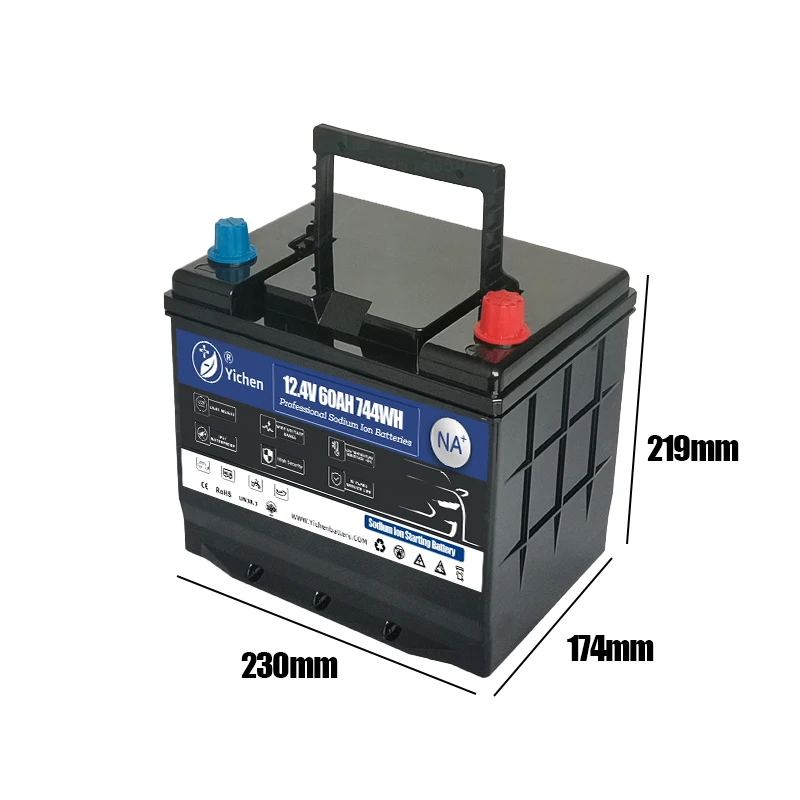 JIS 12V 60ah Sodium Ion Car Battery Automotive Battery 70D23 55D23 Truck Car Starting Battery Automobile