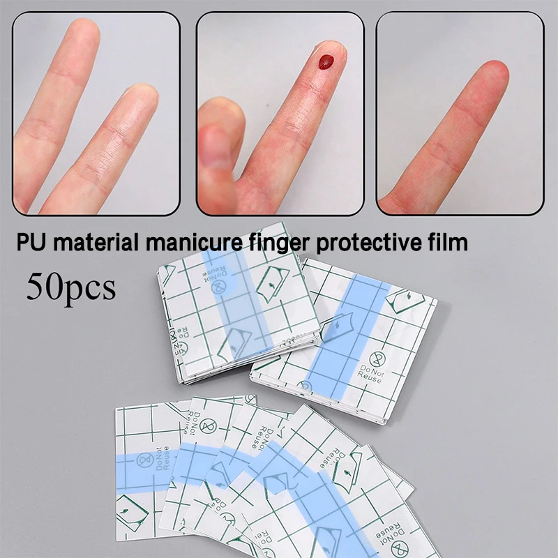 New Nail Art PU Film Protection Finger Self-Adhesive Tape Wound Dressing Fixer Skin Care Manicure Tools Protective Accessories