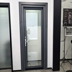 Casement Door Soundproof Tempered Glass Door for House Thermal Break Aluminum Alloy Building Material Exterior Doors for Sunroom