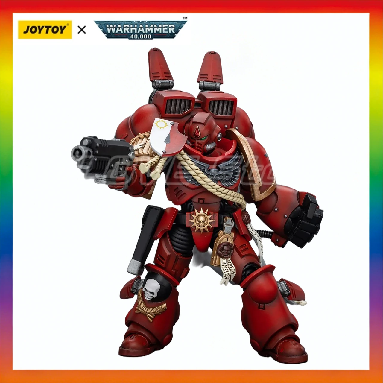 

JOYTOY Warhammer 40K Blood AngelsCaptain with Jump Pack 1/18 Коллекция моделей экшн-фигурок