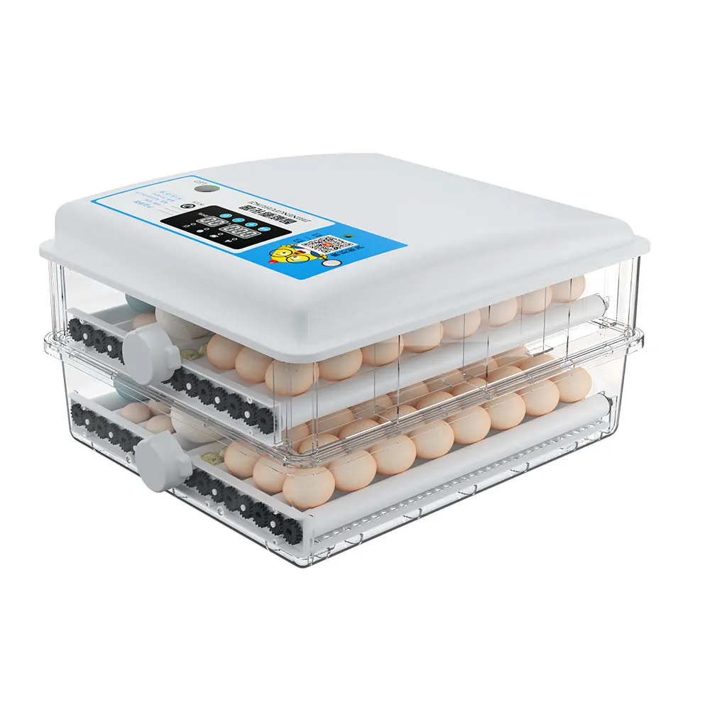

110V 220V Dual Power 12V Fully Automatic Chicken Egg Incubator
