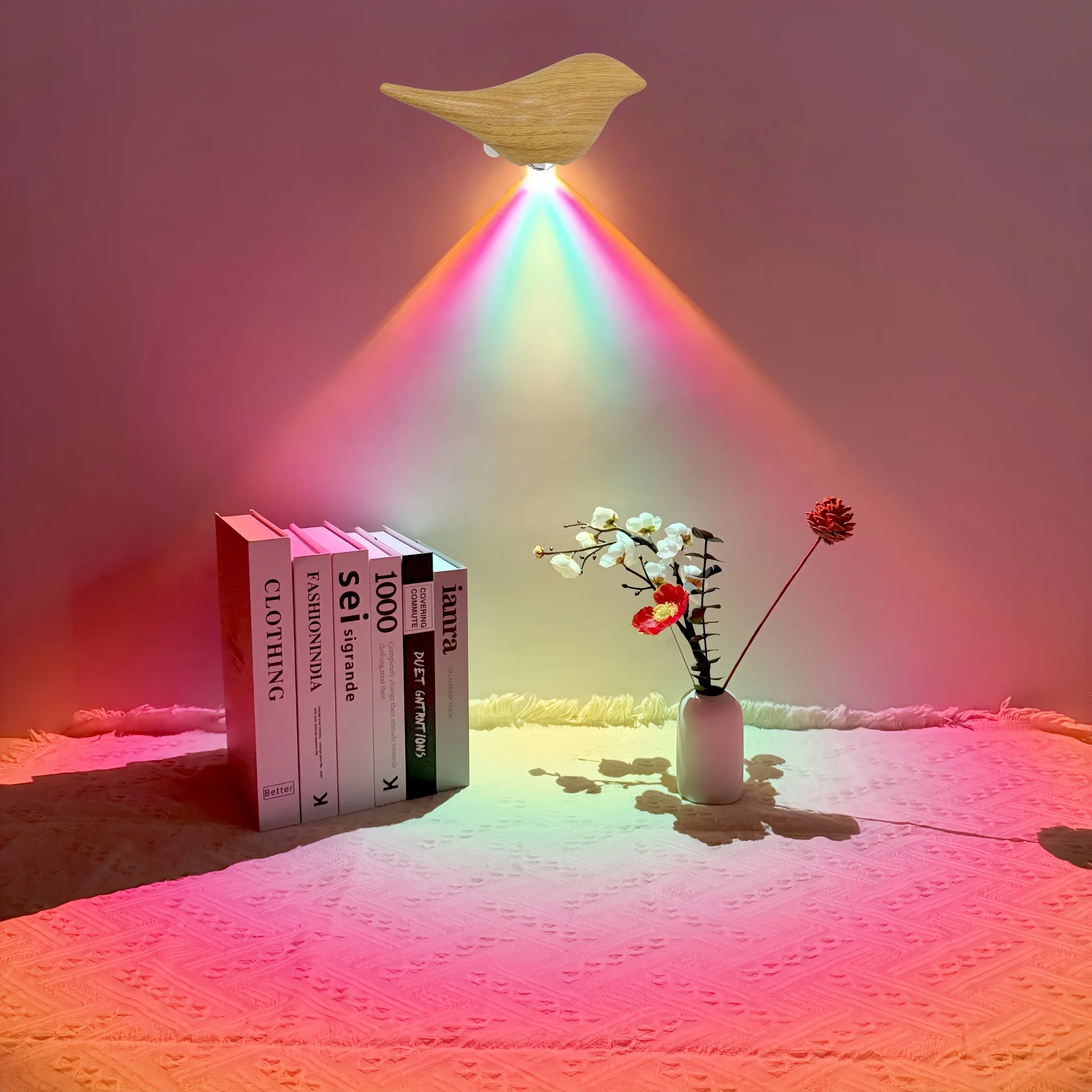 

Led Wall Lamp Rechargeable Night Light with Touch Switch Dimmable Magnetic Book Light for Reading Bedroom Cabinet Closet