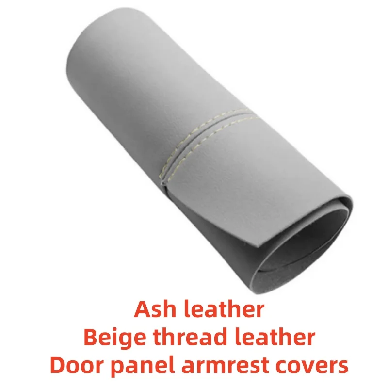 Ash leather Door panel armrest covers Black For Volkswagen Golf 4 MK4 Jetta Bora 1998 1999 2000 2001 2002 2003 2004 2005