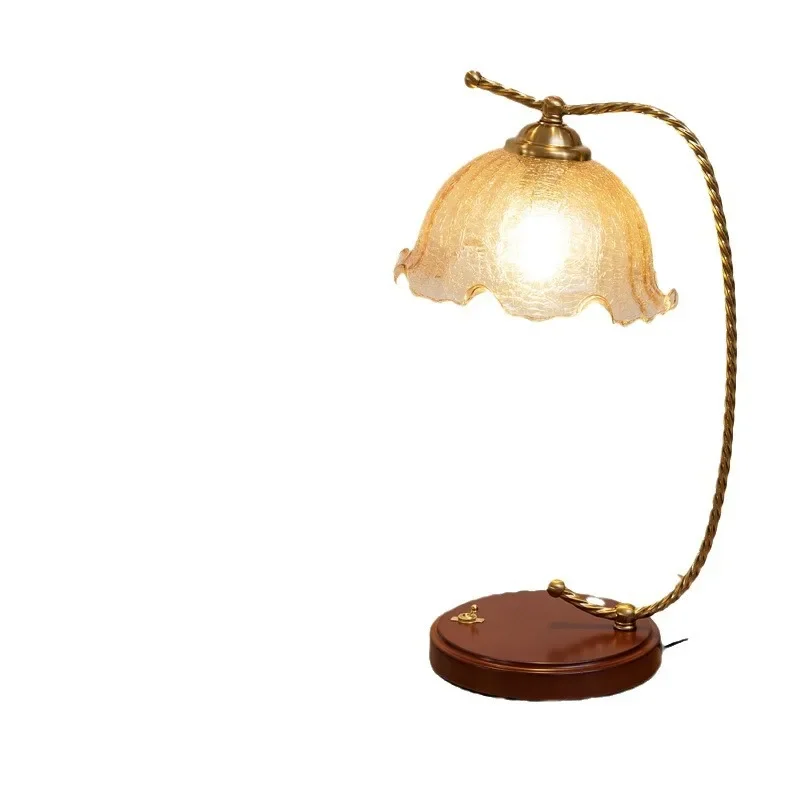 

New wedding table lamp bedside bedroom room retro festive wedding dowry gift everbright