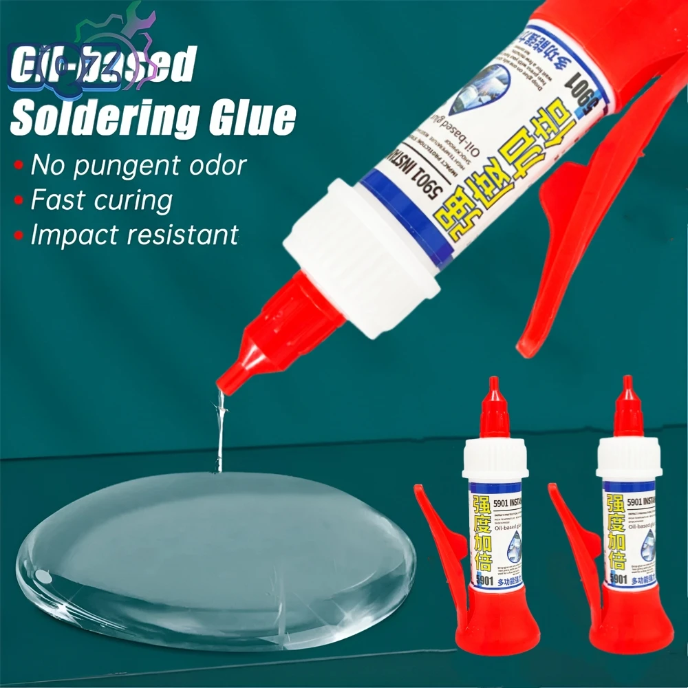 Pegamento Universal de soldadura potente, pegamento para reparación de neumáticos, sellador de fijación de azulejos, impermeable, Universal, de secado rápido, pegamento para zapatos, 1/2/3/5 Uds.