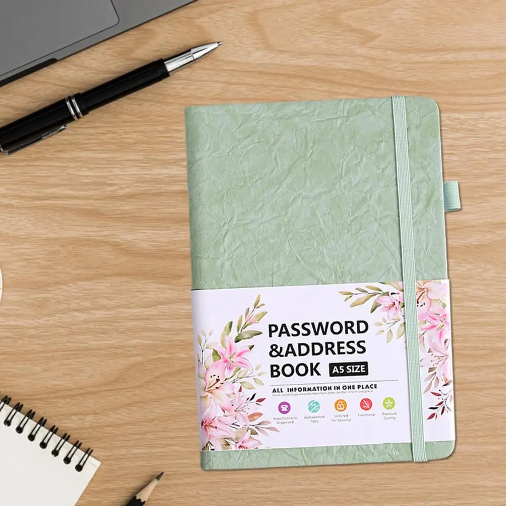 دفتر ملاحظات ممتاز من الجلد الصناعي ، منظم شهري ، ورق ممتاز للبائعين ، مع مخطط