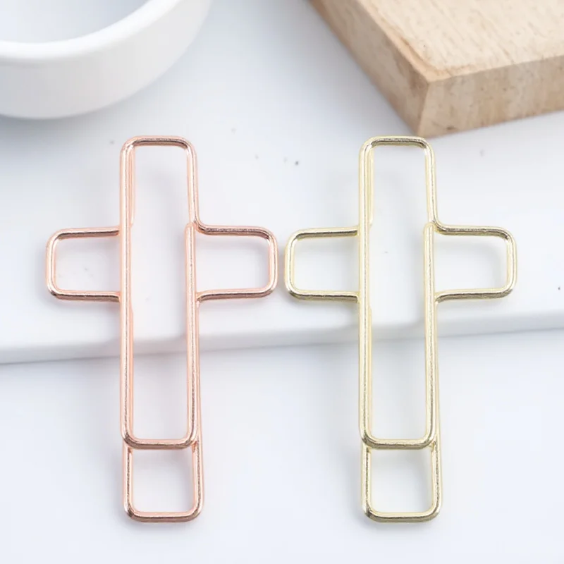 100 قطعة من مشابك الورق على شكل إبداعي، مشابك مستندات صغيرة رائعة، هيكل ثابت موثوق للاستخدام المنزلي والمكتب واللوازم المكتبية #6