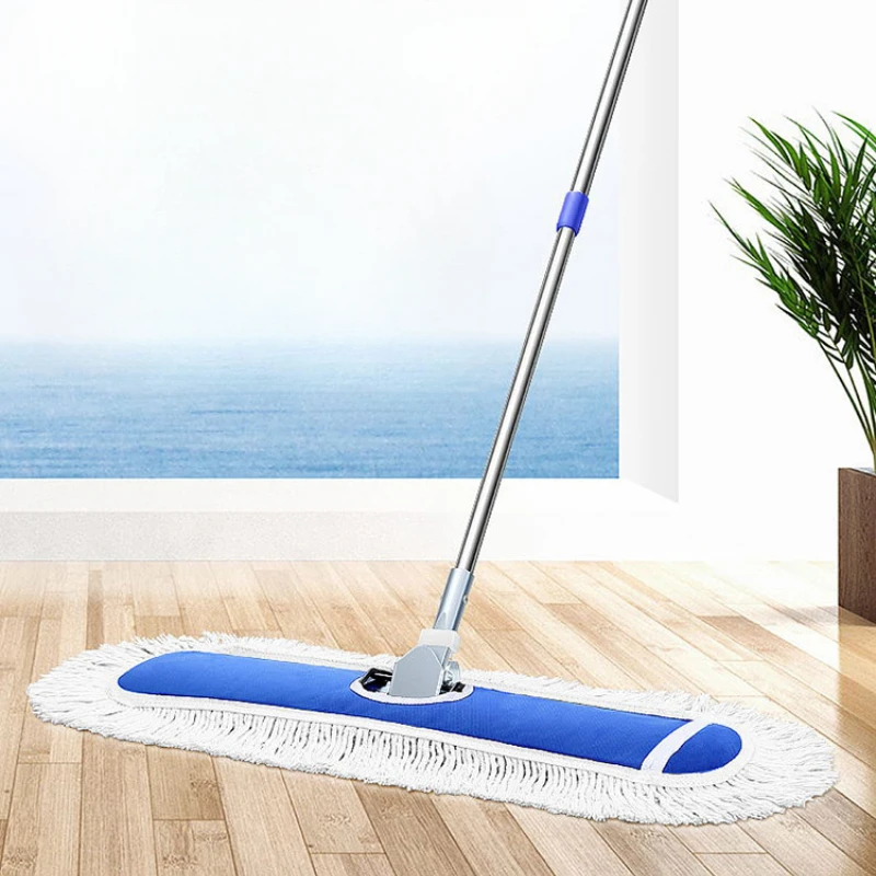 

Flat mop, large dust push, household use, hotel, factory, cotton thread row mop, lazy person , dedicated for cleanin