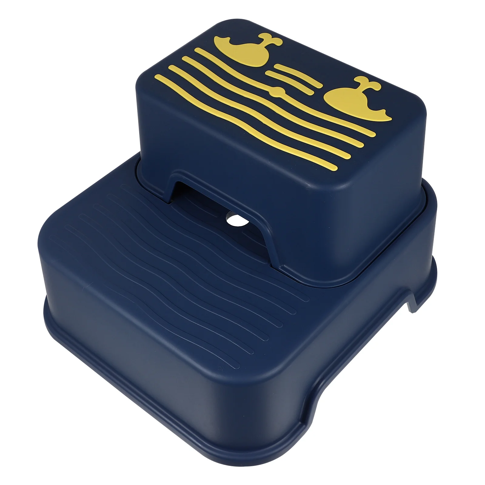 البلاستيك الاطفال خطوة البراز 2-Tier الأطفال خطوة البراز مقاومة للاهتراء المضادة للحمام المطبخ مغسلة #5