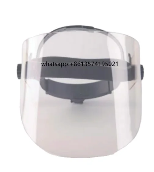 Durable and Shatter-resistant Radiation Shielding 3mm Adjustable Lead Acrylic Full Face Shield