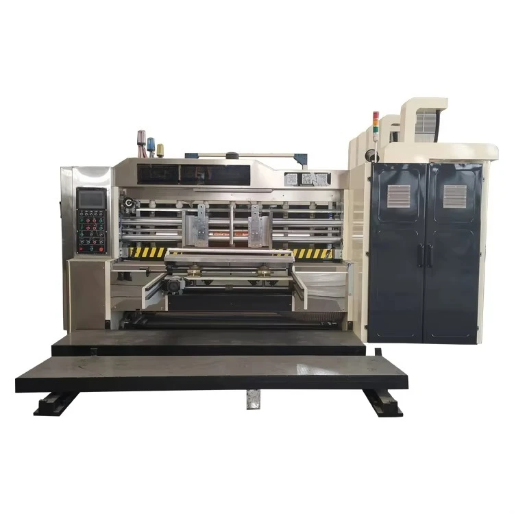 Automatic High Speed Carton Making Printing Machine with Slotting Die Cutting Box Maker Machinery Price view 4