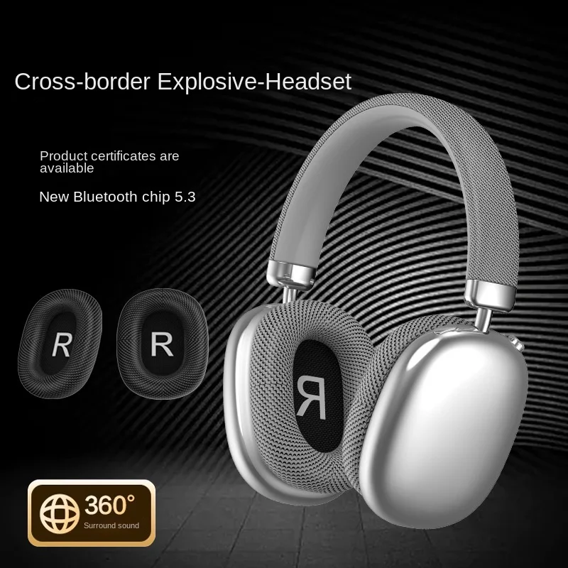 Head mounted Bluetooth earphones P959 3D cotton long endurance sports music private model Bluetooth earphones 5.3