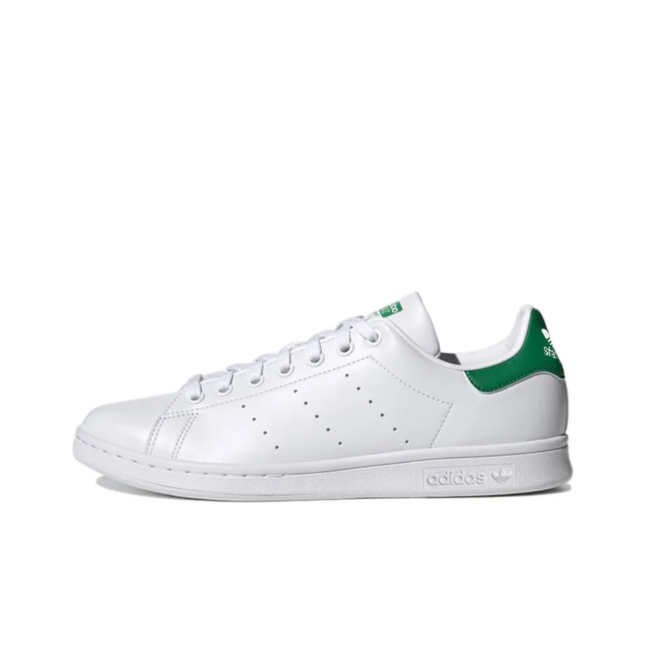 adidas-originals-stan-smith-scarpe-da-skateboard-in-pelle-sintetica-antiscivolo-con-ammortizzazione-modello-basso-unisex-bianco-verde-fx5502