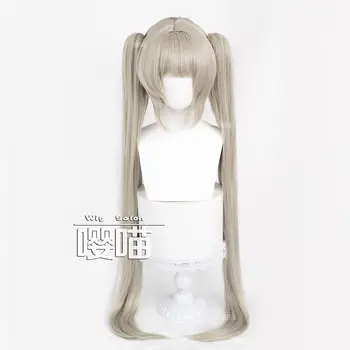 超讚的Cosplay假髮,碧藍航線銀灰色馬尾辮,耐熱合成假髮,萬聖節主題。 8 最佳銷售 碧藍航線cosplay - №7