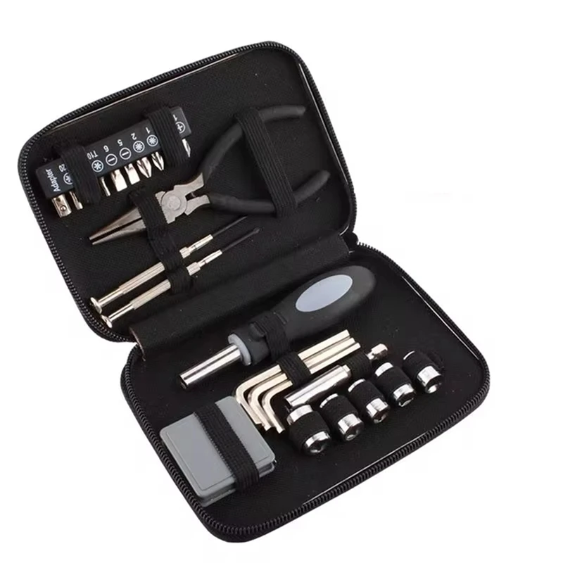 Household Hand Tool Kit Portable Needle Nose Pliers Repair Tools With Storage Case Combination Package Mixed Tool Set