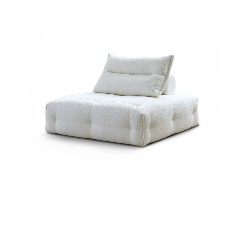

French living room sofa, small apartment cream wind sofa bed combination