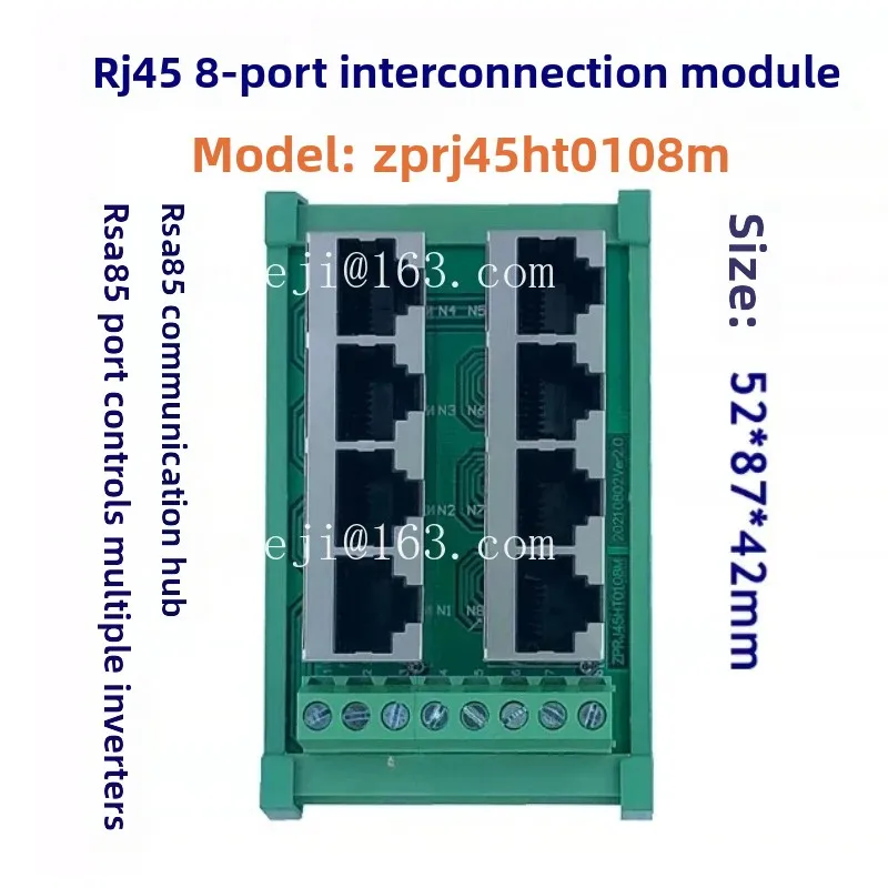 RJ45 Multi-network Interface Module 8 16 Multi-network Interface Bus RS485 Modbus Communication Hub Factory direct sale
