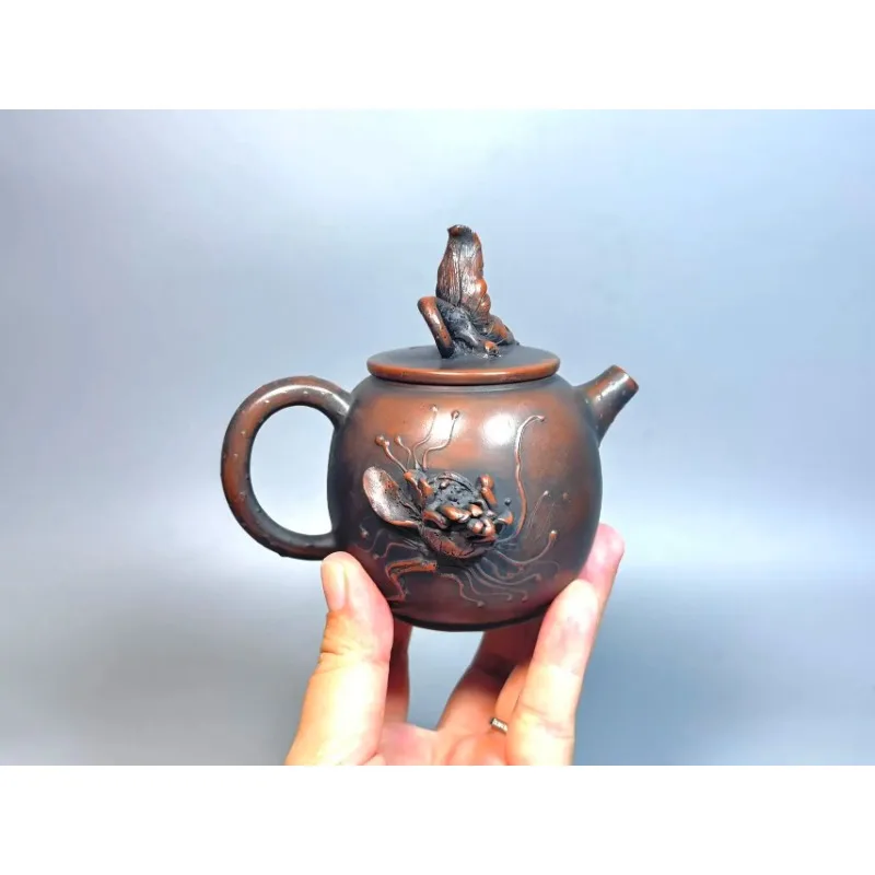 

Pure Handmade Shipiao TeaPot, Malin Master, Jianshui Clay, Kung Fu Tea Set, Drinkware, Tea Ceremony, 180ml