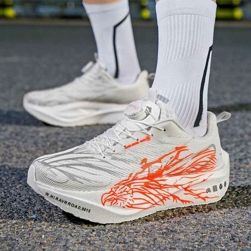 2025 Autumn/Winter New Men Running Shoes Outdoors Road Run Casual Sports Shoes Jogging Sneakers Unisex Marathon Footwear Fitness