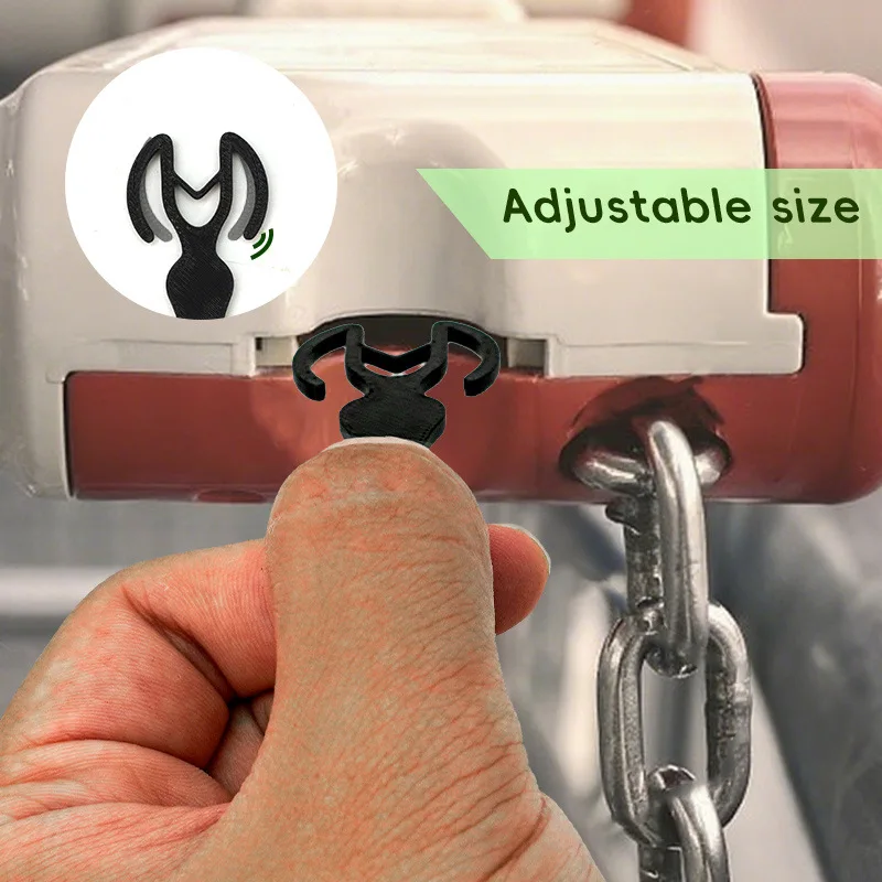 أداة فتح سلسلة المفاتيح لعربة التسوق المحمولة - أداة تحرير قفل العملات المعدنية بعربة السوبر ماركت، آمنة ومريحة #3