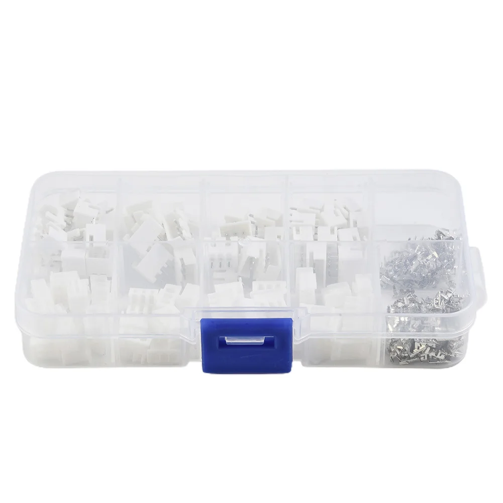 For 230-Piece XHFor 2.54 Connector Set for For 2.54mm Pitch Including Housing Pins and Terminals for Inductors and LEDs