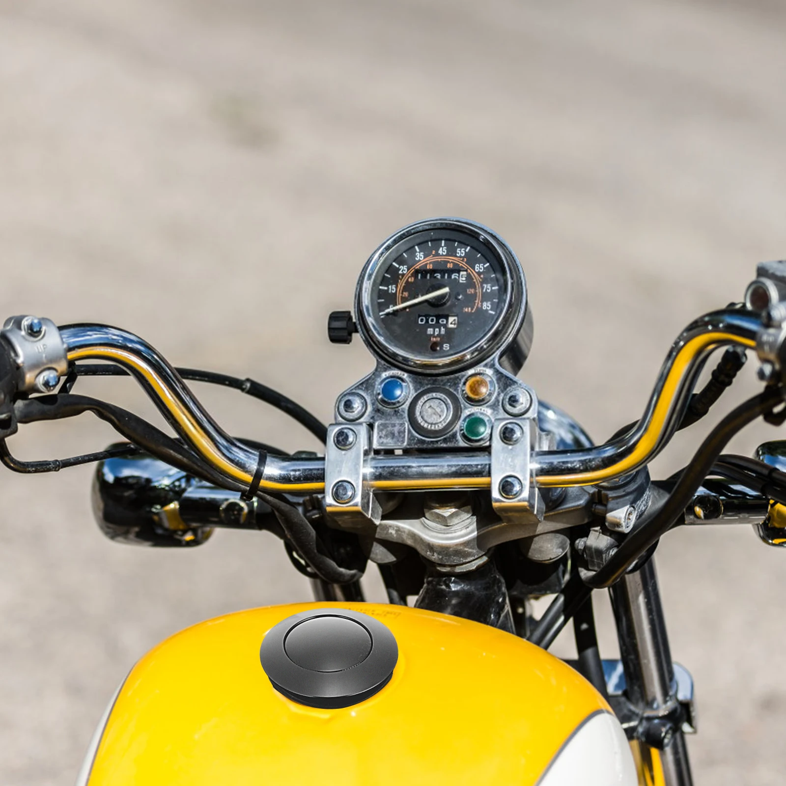 

1Pc Innovative - Tank Cap For Motorbike Leak-Proof O- Press Center To Hide Inner Cap Replace Old Oil Tank Cover