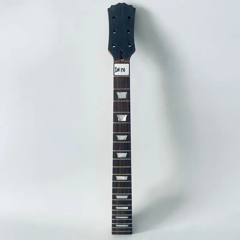 

IN131 Custom Order NO LOGO Electric Guitar Neck 22 Frets 648 Scales Length Machine Heads L3+R3 Mahognay With Rosewood