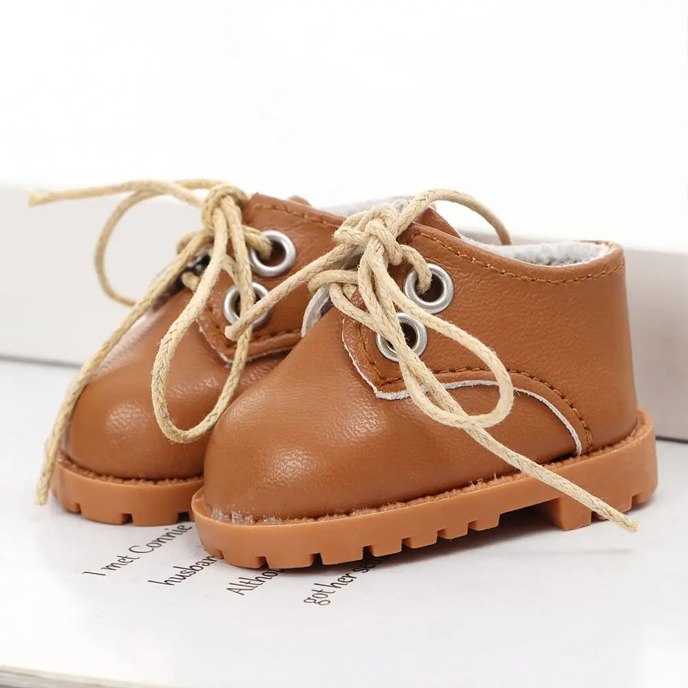per bambola da 15-20 cm per regali per bambole 1/6 Mini abbigliamento Accessori per bambole Scarpe per bambole Scarpe in pelle brillante