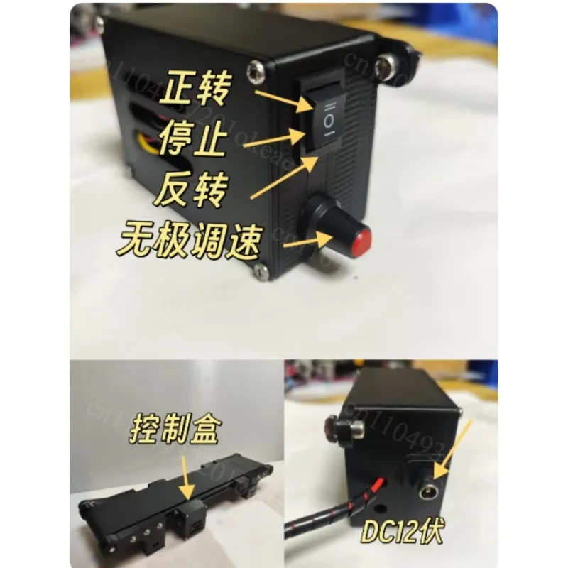 Desktop Mini Conveyor Belt Intelligent Transport Module Brushed Brushless Stepper Motor for Science Project Programming Build