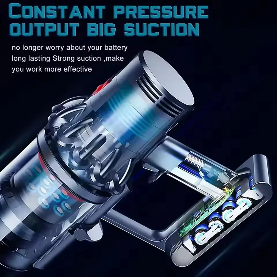 بطارية بديلة 2025 بقدرة 12800 مللي أمبير في الساعة لبطارية دايسون V11 SV14 SV17 SV15 مكنسة كهربائية منفوشة لاسلكية