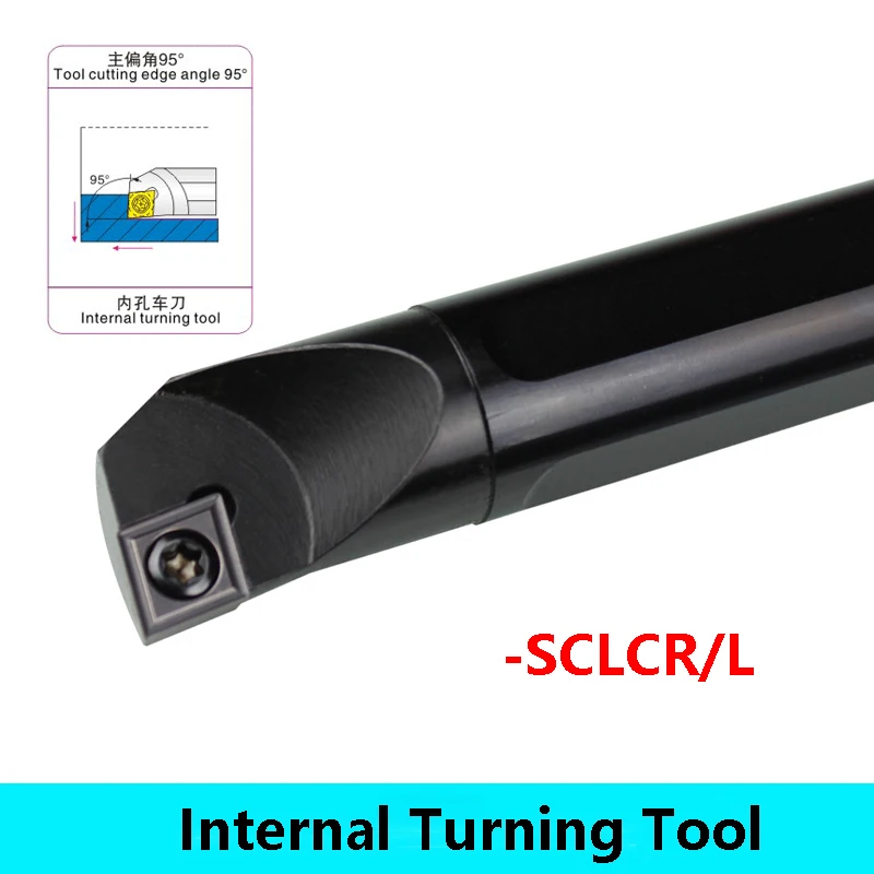 LIHAOPING SCLCR S06K S07K S08K S10K S12M S16Q SCLCR06 SCLCL06 CNC 나사 타입 내부 터닝 공구 기계 선반 보링 바 로드